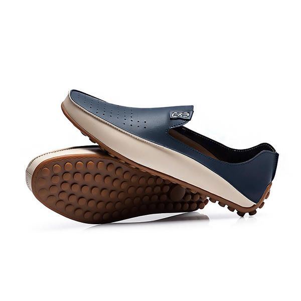 Herrenschuhe Outdoor Casual Round Toe Slip On Atmungsaktive Flats