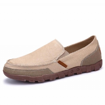 Lässige Canvas Slipper Für Herren Weiche Atmungsaktive Outdoor Flats