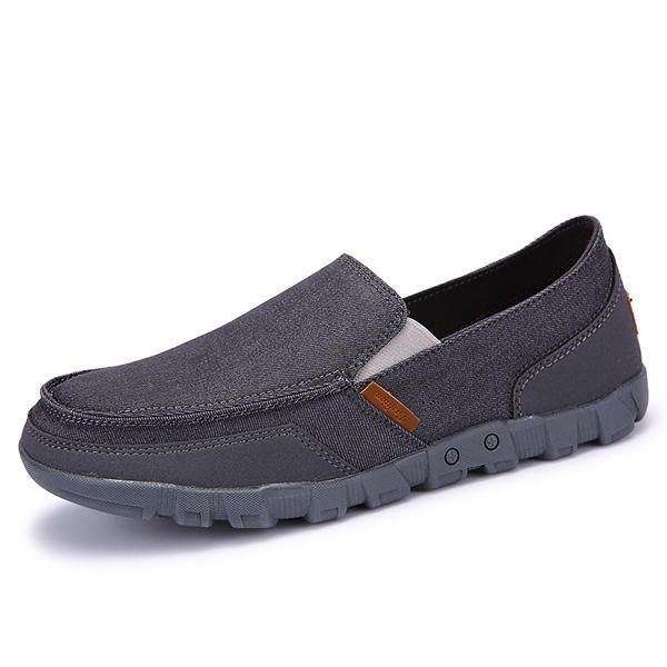 Lässige Canvas Slipper Für Herren Weiche Atmungsaktive Outdoor Flats