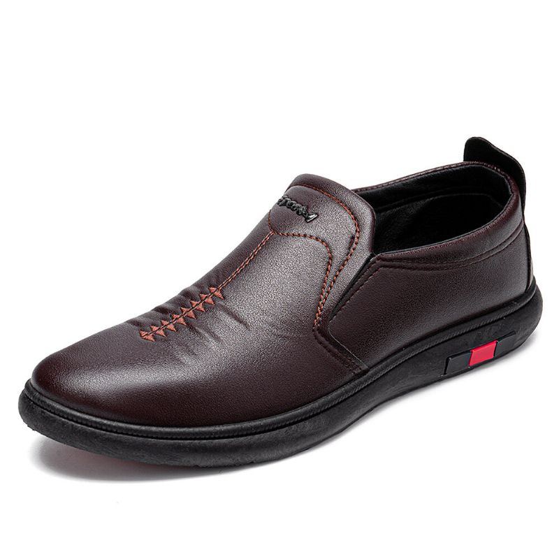 Herren Stitching Slip On Lässige Tragbare Business Schuhe