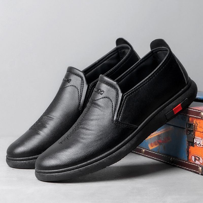 Herren Stitching Slip On Lässige Tragbare Business Schuhe