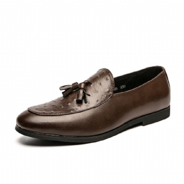 Herren Tassel Slip On Lässige Pu Leder Fahrerschuhe