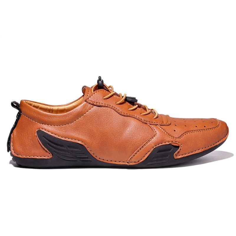 Men Hole Bequeme Atmungsaktive Lässige Flache Schuhe