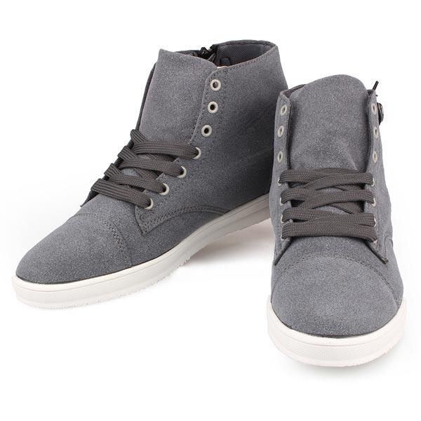 Mens British Style Canvas High Top Schuhe