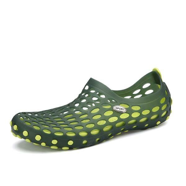 Neue Herren Sommer Beiläufige Flache Atmungsaktive Weiche Bequeme Slip On Wasserschuhe