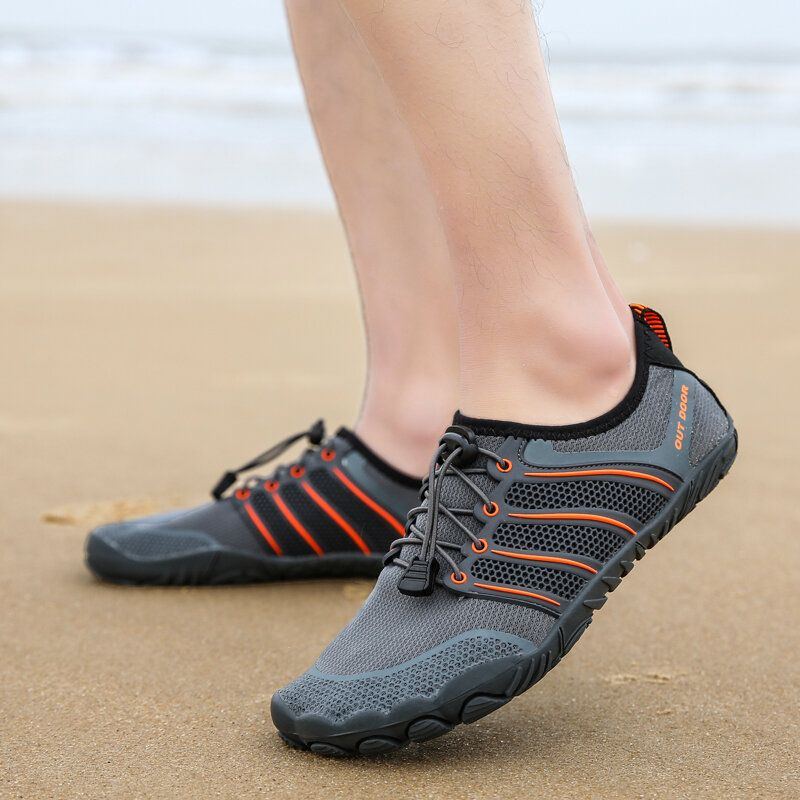 Atmungsaktive Leichte Rutschfeste Outdoor Watsportschuhe Für Herren Aus Mesh