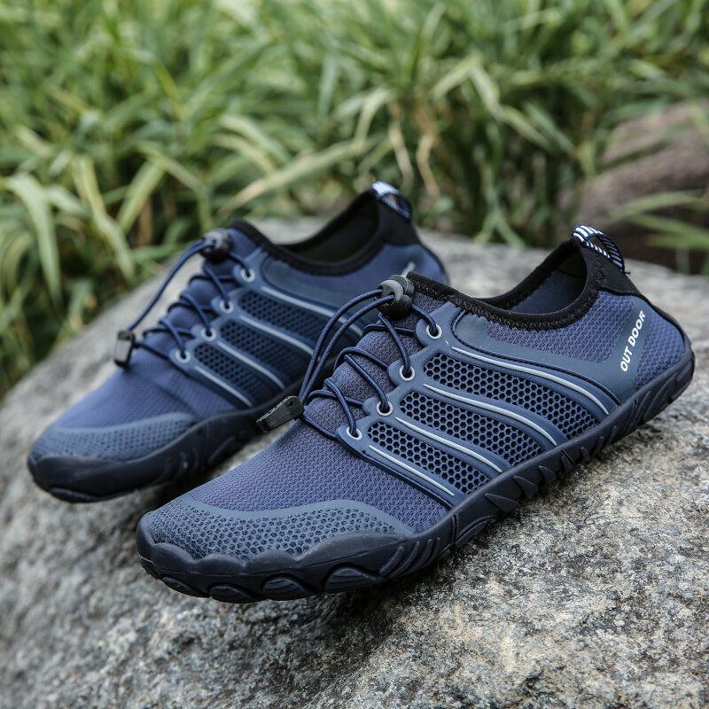 Atmungsaktive Leichte Rutschfeste Outdoor Watsportschuhe Für Herren Aus Mesh