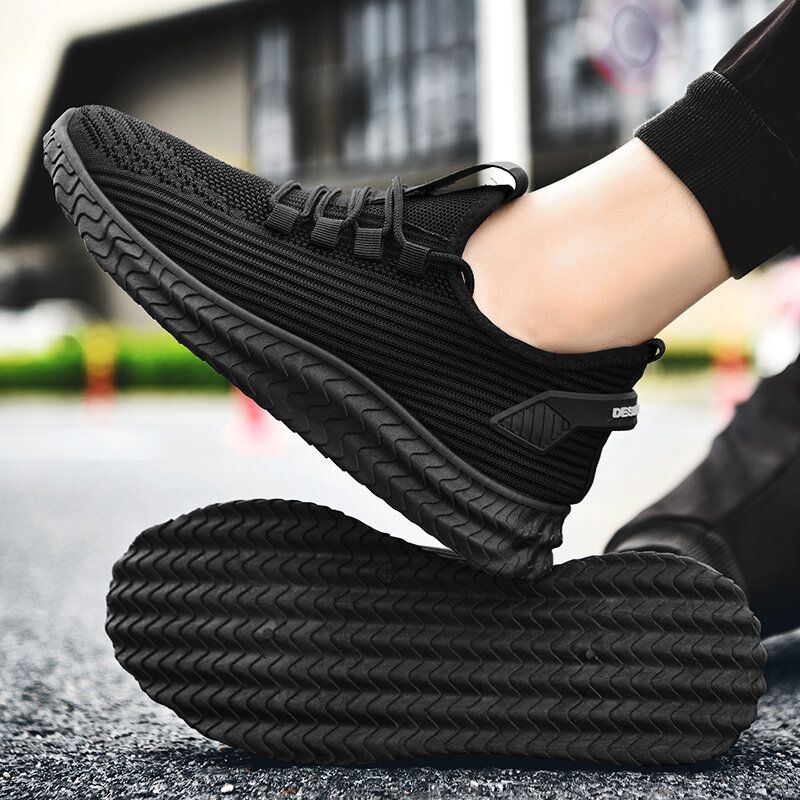 Atmungsaktive Rutschfeste Bequeme Stoff Sport Freizeit Laufschuhe Für Herren