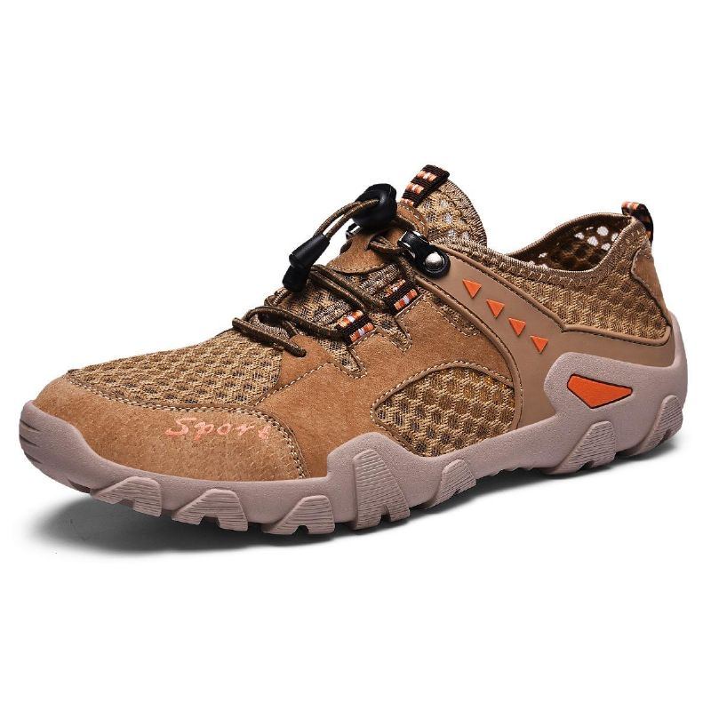 Atmungsaktive Rutschfeste Outdoor Wanderschuhe Aus Mesh Für Herren