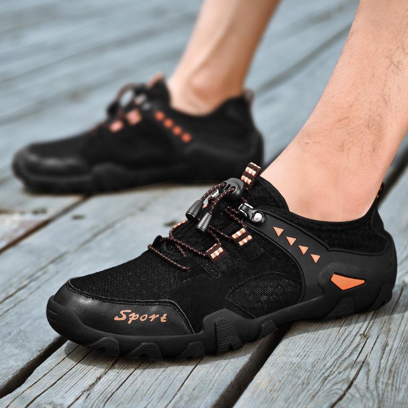 Atmungsaktive Rutschfeste Outdoor Wanderschuhe Aus Mesh Für Herren