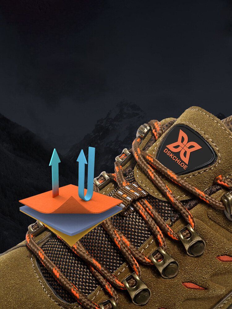 Atmungsaktive Rutschfeste Weiche Sohle Für Herren Bequem Zum Wandern Lässige Outdoor Sportschuhe