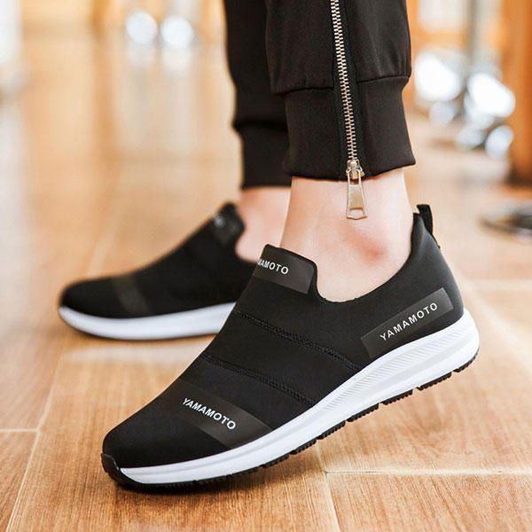 Atmungsaktive Slip On Soft Loafer Für Herren Lässige Turnschuhe