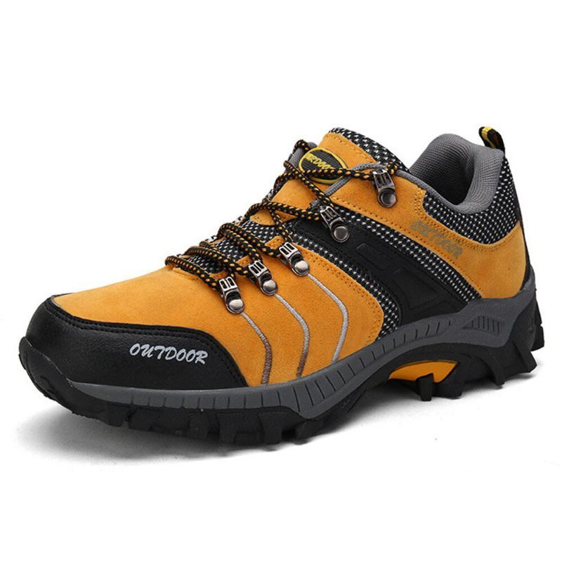 Atmungsaktive Weiche Outdoor Schnürsneaker Für Herren