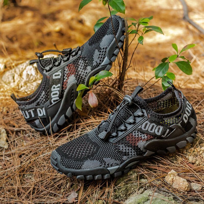 Atmungsaktive Zehengeschützte Rutschfeste Outdoor Sportschuhe Für Herren