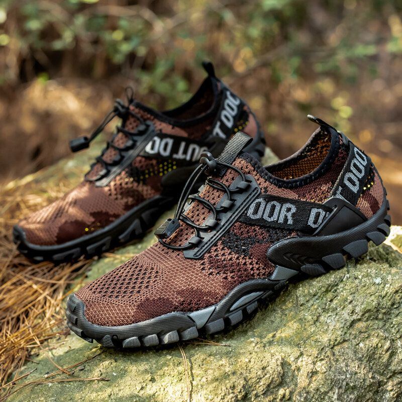 Atmungsaktive Zehengeschützte Rutschfeste Outdoor Sportschuhe Für Herren