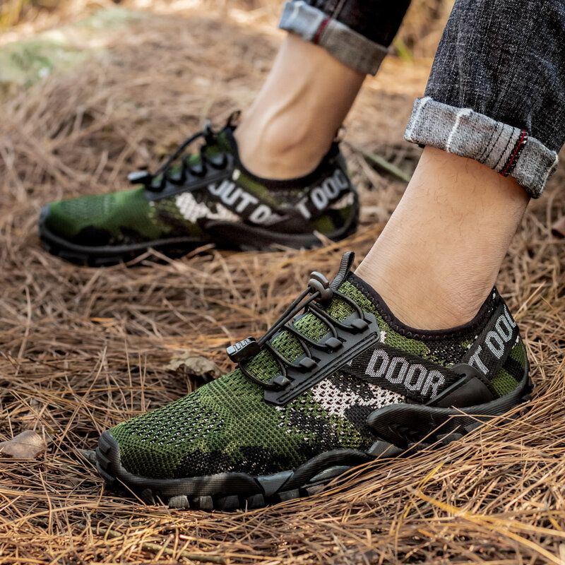 Atmungsaktive Zehengeschützte Rutschfeste Outdoor Sportschuhe Für Herren