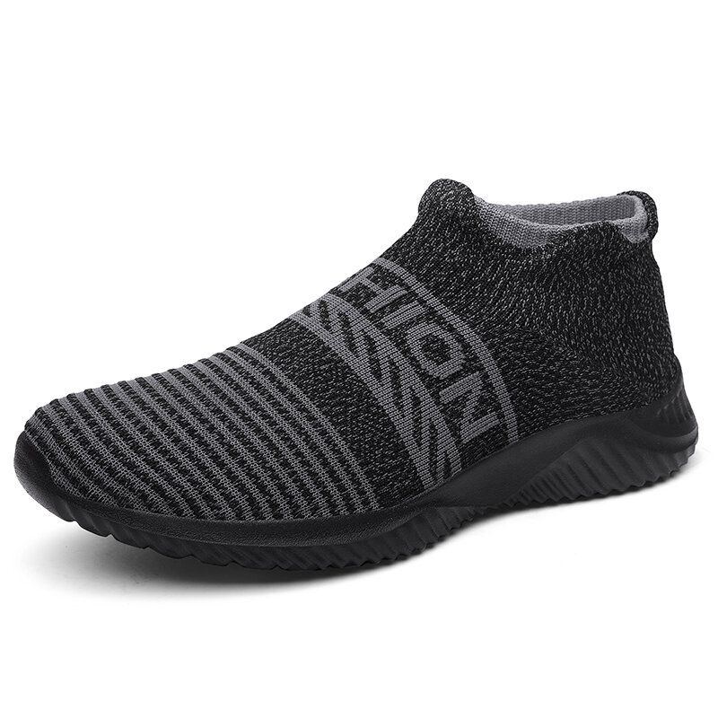 Atmungsaktiver Stoff Mit Weicher Sohle Für Herren Bequeme Bequeme Sport Laufschuhe