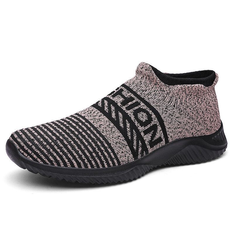 Atmungsaktiver Stoff Mit Weicher Sohle Für Herren Bequeme Bequeme Sport Laufschuhe