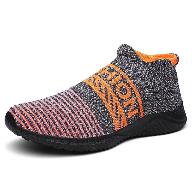 Atmungsaktiver Stoff Mit Weicher Sohle Für Herren Bequeme Bequeme Sport Laufschuhe