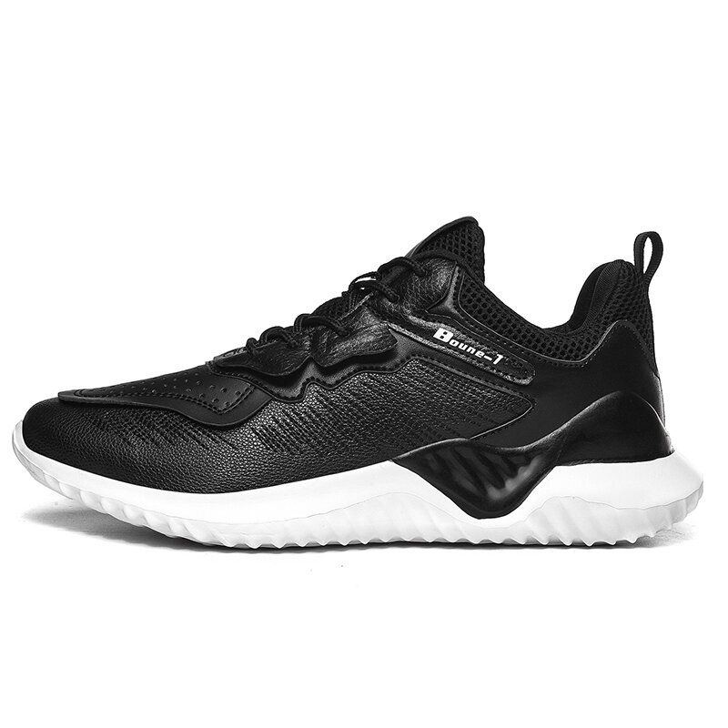 Atmungsaktives Mesh Spleißen Für Herren Leichte Sport Casual Laufschuhe