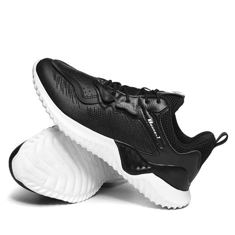 Atmungsaktives Mesh Spleißen Für Herren Leichte Sport Casual Laufschuhe