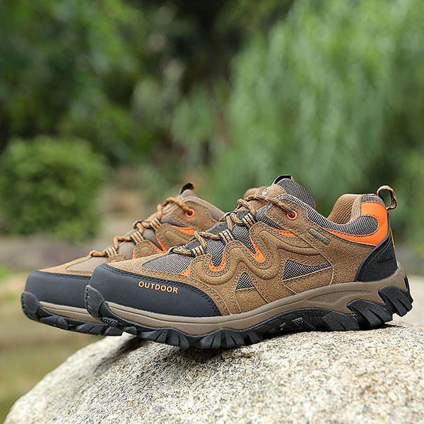 Big Size Herren Bequeme Verschleißfeste Laufsohle Outdoor Wandern Sportschuhe