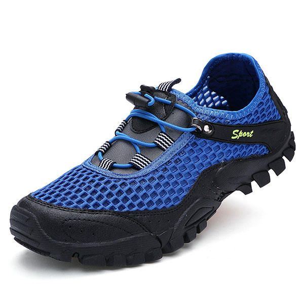 Herren Anti Kollisions Zehen Mesh Outdoor Wanderschuhe