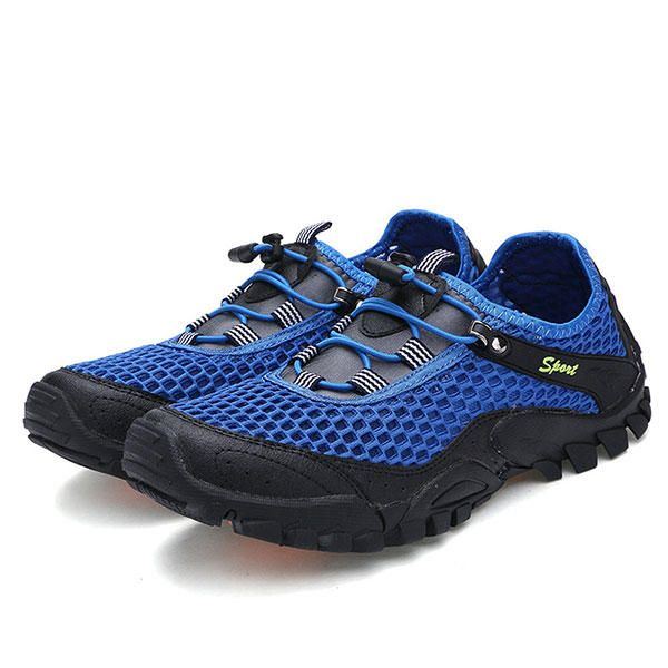 Herren Anti Kollisions Zehen Mesh Outdoor Wanderschuhe