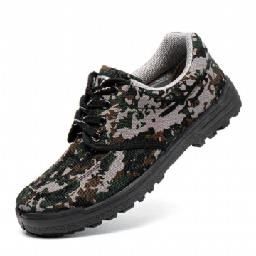 Herren Camouflage Sneakers Site Rutschfeste Atmungsaktive Weiche Arbeitsschuhe