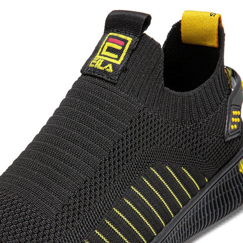 Herren Laufschuhe Mit Weicher Sohle Leicht Atmungsaktiv Fliegende Strickschuhe