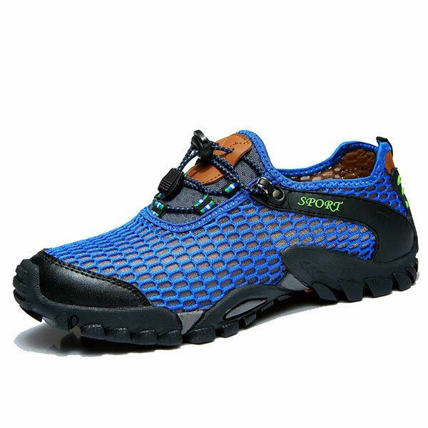 Herren Mesh Anti Collision Toe Wandern Klettern Outdoor Sportschuhe