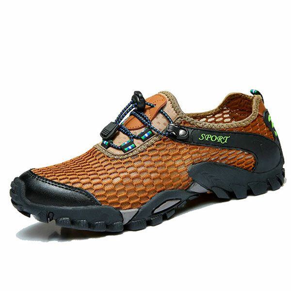 Herren Mesh Anti Collision Toe Wandern Klettern Outdoor Sportschuhe