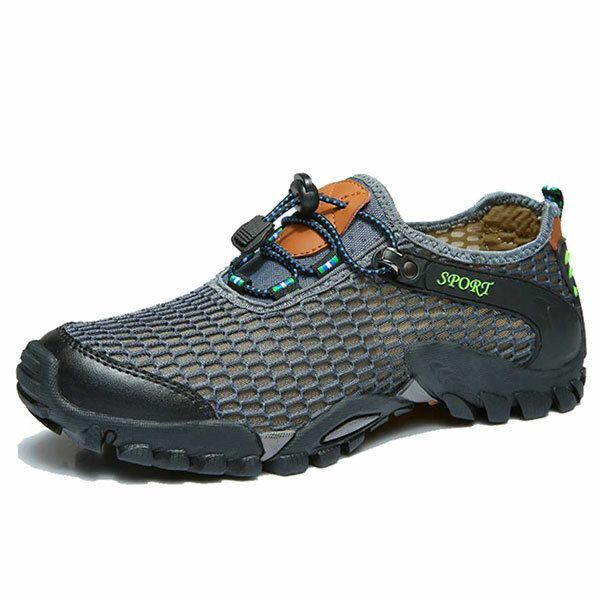 Herren Mesh Anti Collision Toe Wandern Klettern Outdoor Sportschuhe