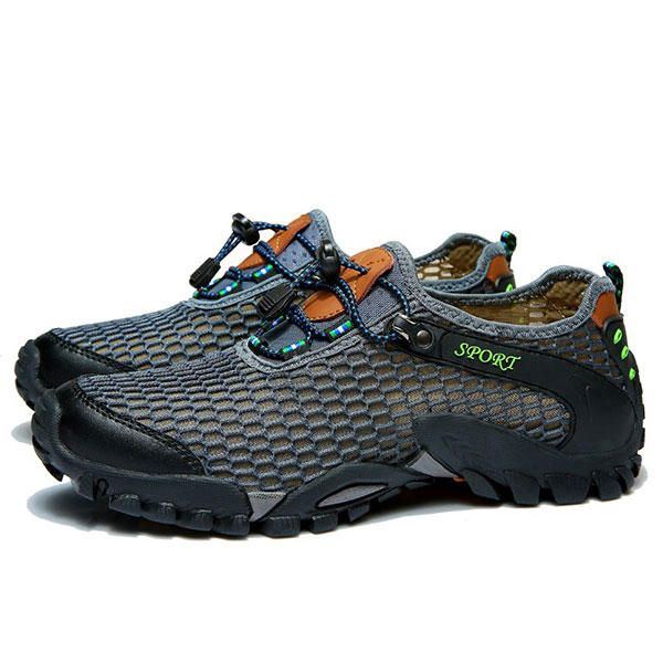 Herren Mesh Anti Collision Toe Wandern Klettern Outdoor Sportschuhe