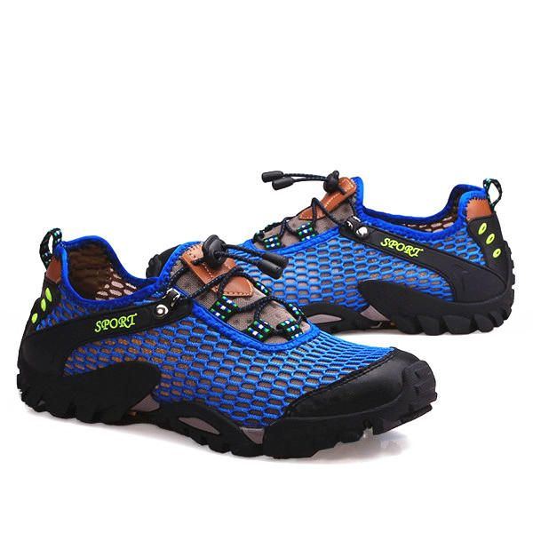 Herren Mesh Anti Collision Toe Wandern Klettern Outdoor Sportschuhe