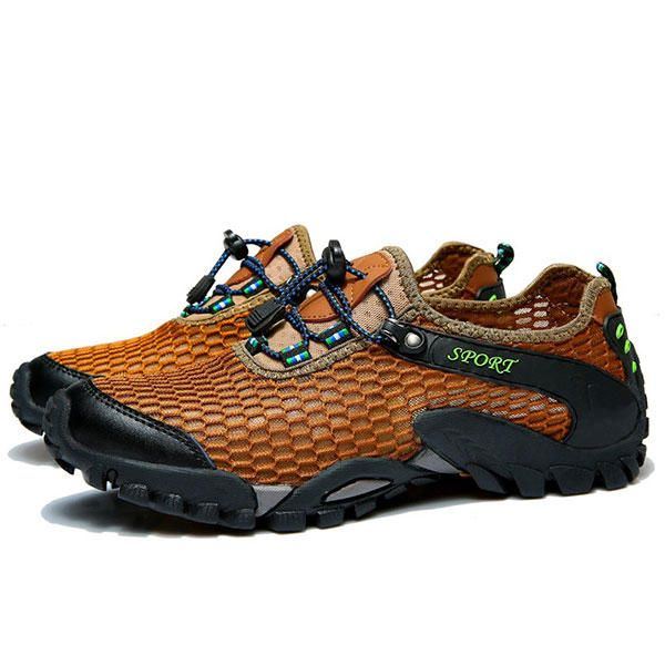 Herren Mesh Anti Collision Toe Wandern Klettern Outdoor Sportschuhe