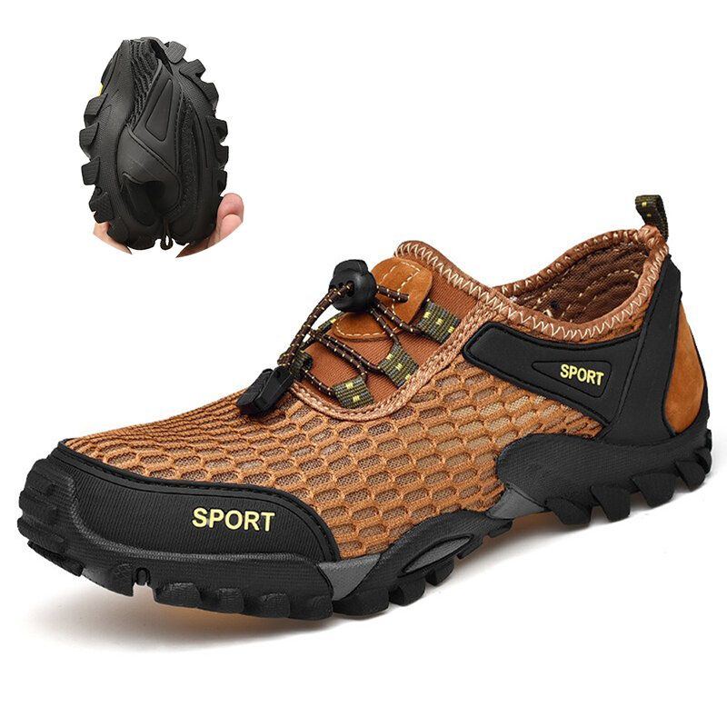 Leichte Atmungsaktive Outdoor Wanderschuhe Aus Mesh Für Herren