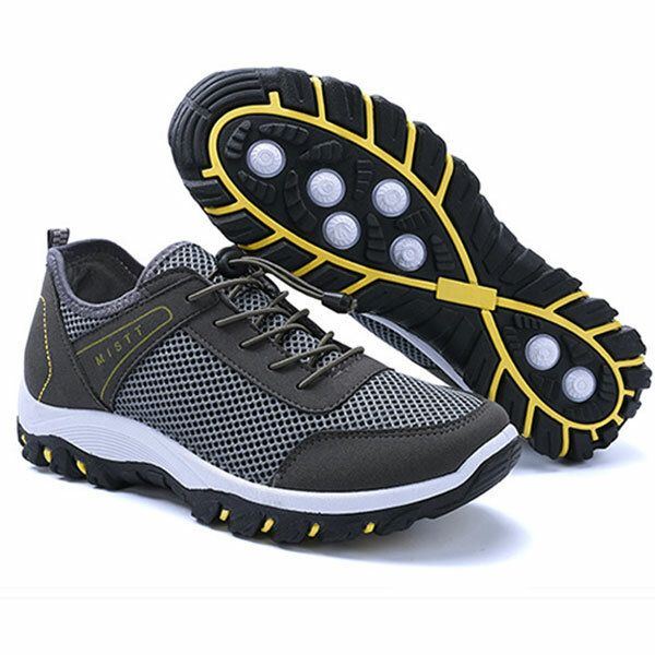 Herren Atmungsaktives Mesh Klettern Wandern Outdoor Sportschuhe