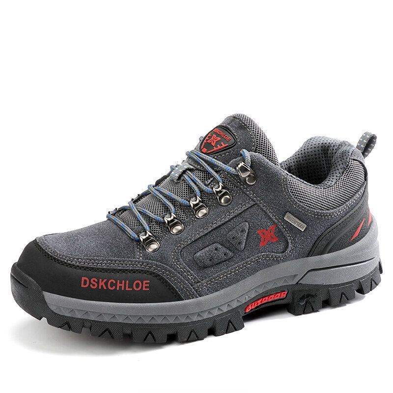 Herren Atmungsaktives Wildleder Weiche Sohle Rutschfeste Sport Lässige Outdoor Wanderschuhe