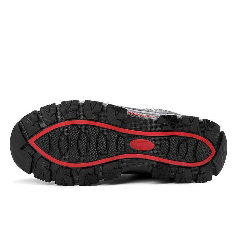 Herren Atmungsaktives Wildleder Weiche Sohle Rutschfeste Sport Lässige Outdoor Wanderschuhe