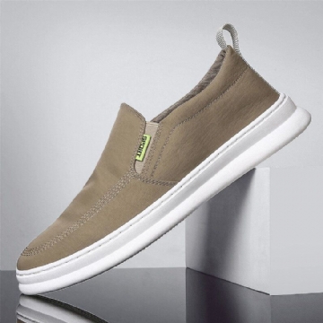 Herren Ice Silk Cloth Atmungsaktive Fahrschuhe Slip On Skate Sneakers