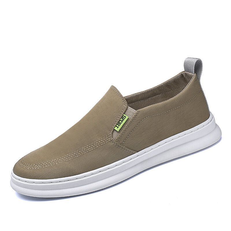 Herren Ice Silk Cloth Atmungsaktive Fahrschuhe Slip On Skate Sneakers