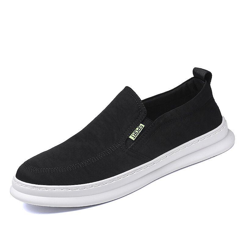 Herren Ice Silk Cloth Atmungsaktive Fahrschuhe Slip On Skate Sneakers