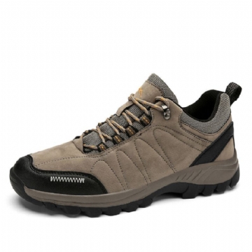 Rutschfeste Outdoor Wanderschuhe Aus Leder Für Herren