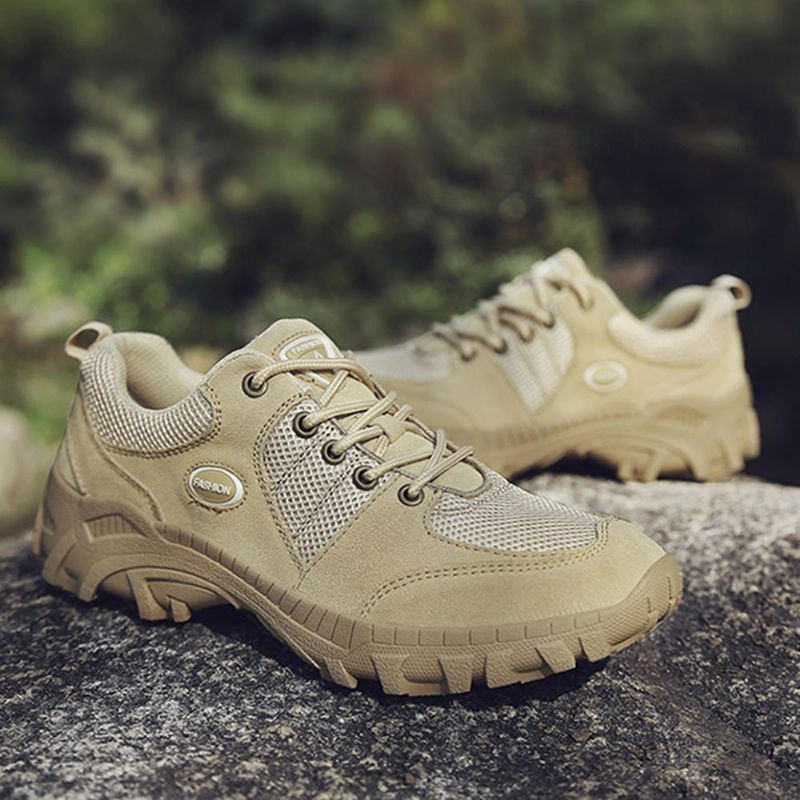 Rutschfeste Verschleißfeste Atmungsaktive Outdoor Wanderschuhe Für Herren