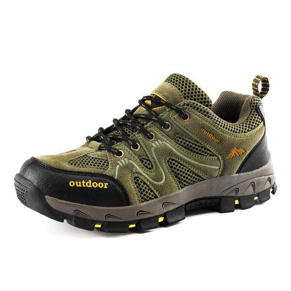 Unisex Outdoor Schnürschuhe Für Herren Atmungsaktive Wanderschuhe Bergsteigerschuhe