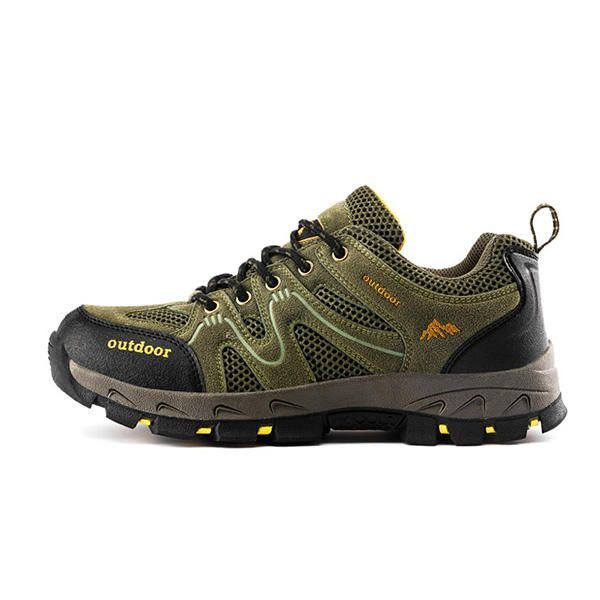 Unisex Outdoor Schnürschuhe Für Herren Atmungsaktive Wanderschuhe Bergsteigerschuhe