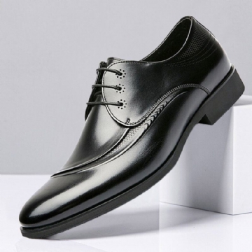 Atmungsaktive Business Oxfords Schnürschuhe Für Herren