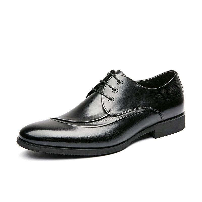 Atmungsaktive Business Oxfords Schnürschuhe Für Herren