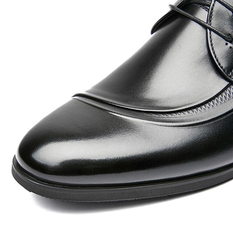 Atmungsaktive Business Oxfords Schnürschuhe Für Herren